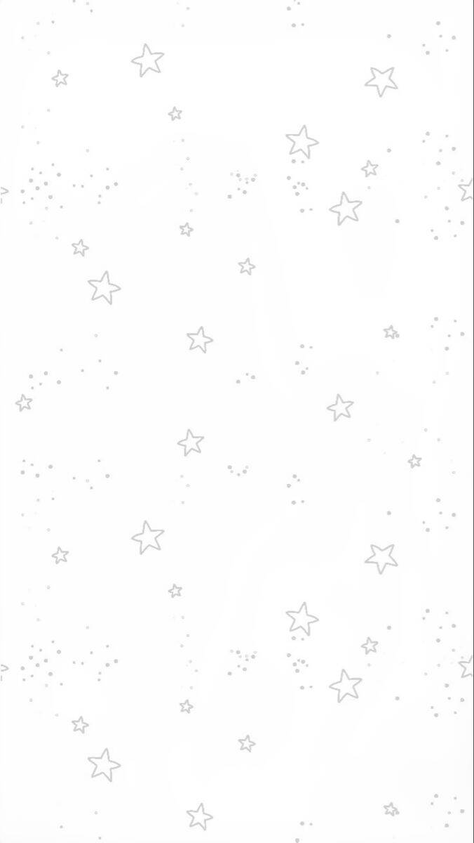 Papel de Parede Branco com Estrelas para Celular/iPhone 4K