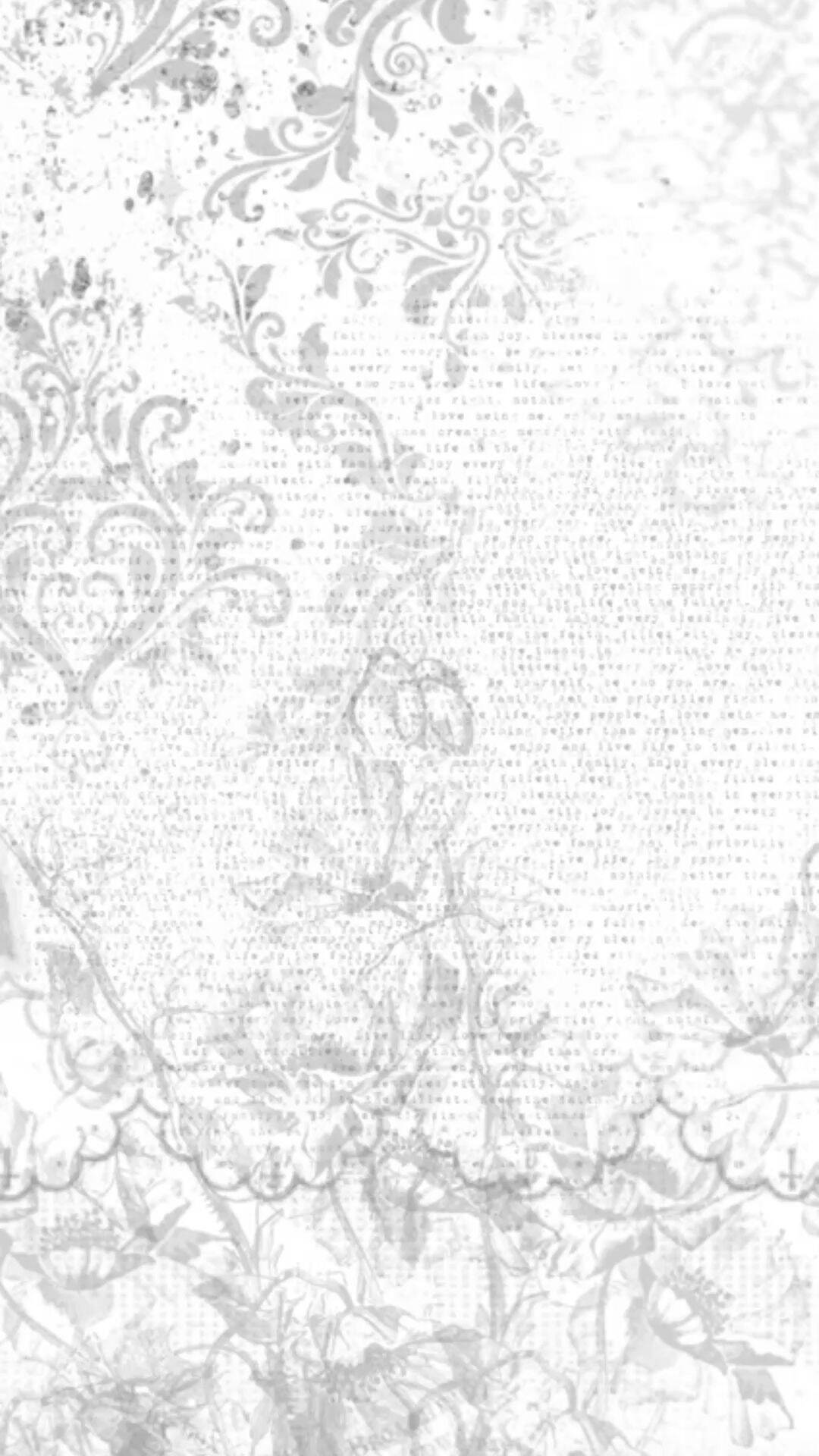 Papel de Parede Branco Elegante para Celular/iPhone 4K