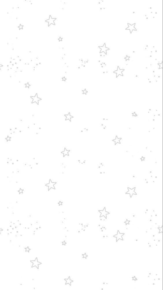 White Wallpaper with Stars for Cell Phone/iPhone 4K