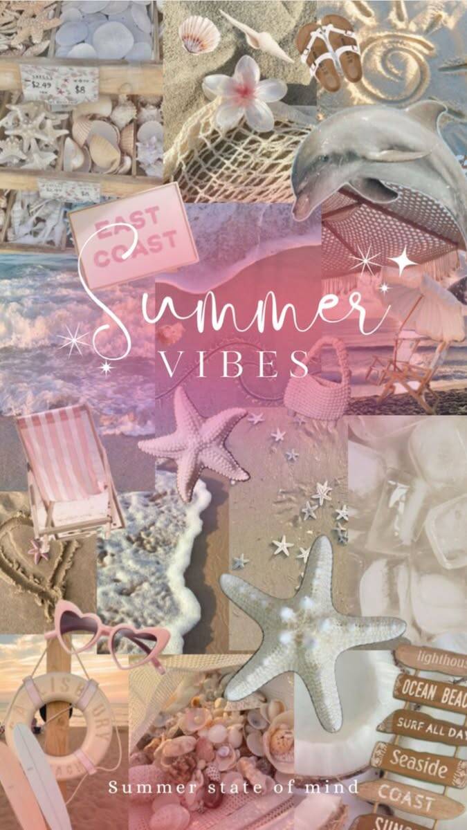 Fondo de Pantalla de Verano con Estrellas de Mar y Conchas para Celular/iPhone 4K