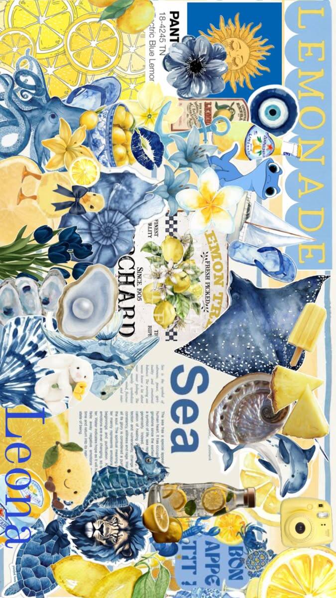 Fondo de Pantalla de Verano con Limones y Mar para Móvil/iPhone 4K