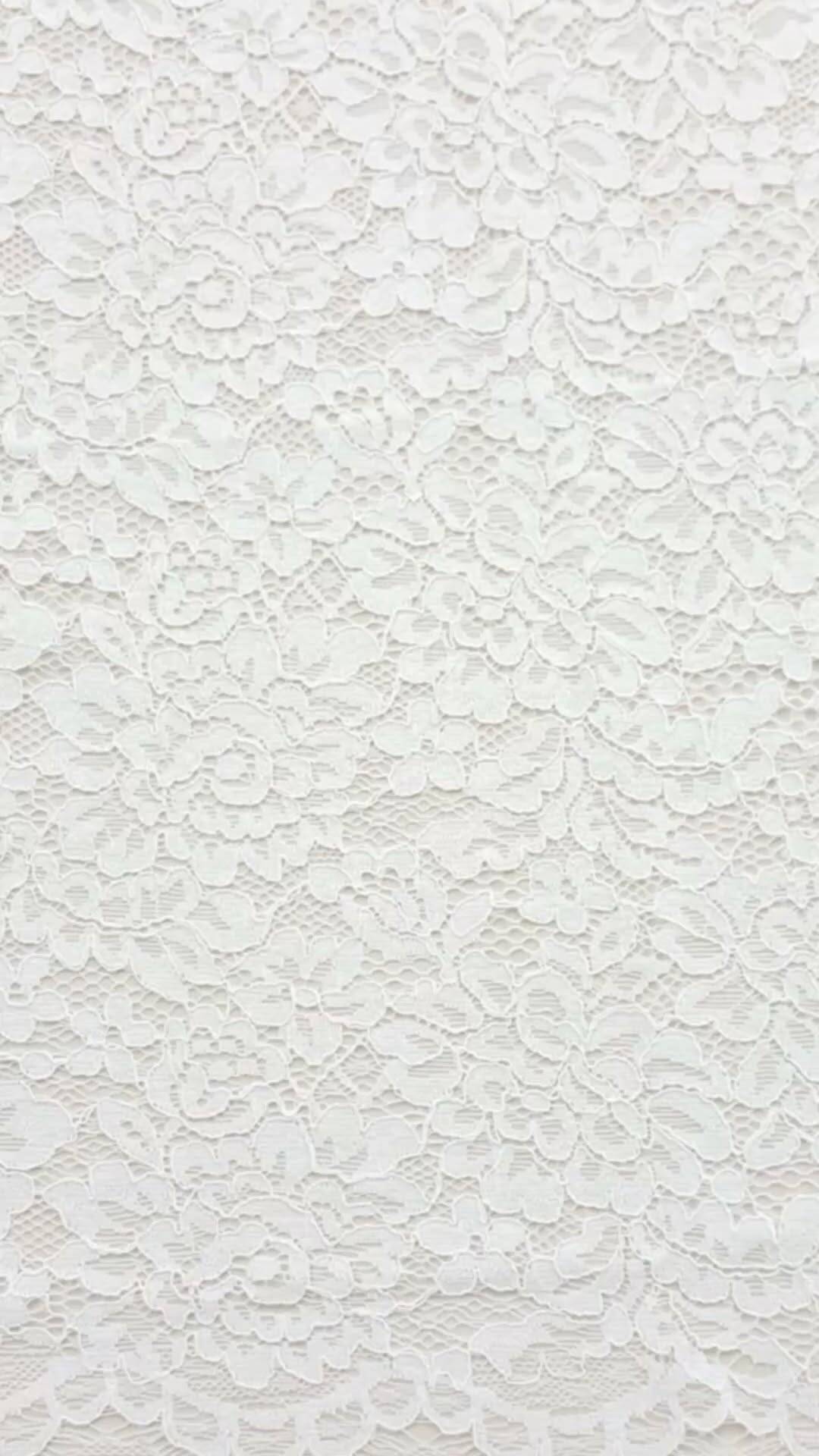Papel de Parede Branco com Flores para Celular/iPhone 4K