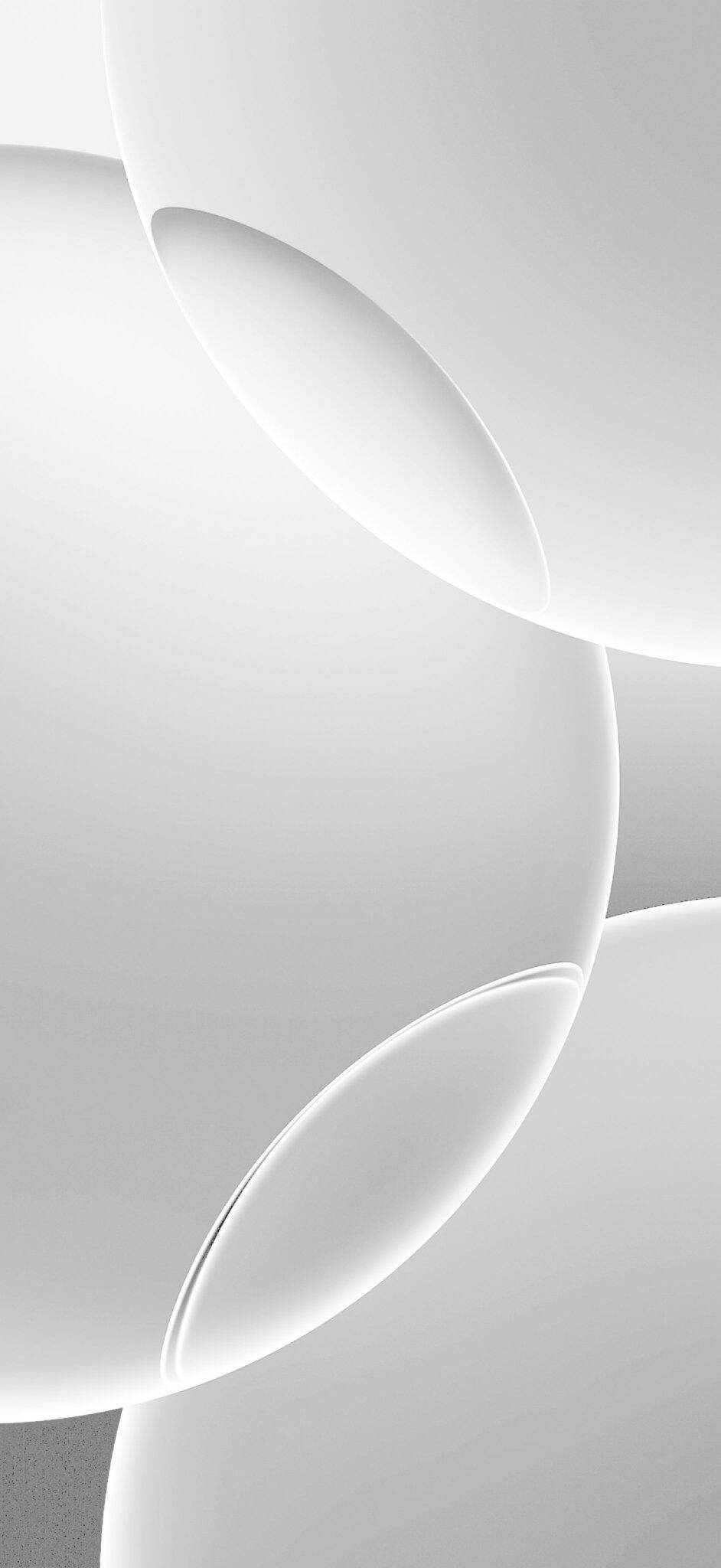 Papel de Parede Branco Minimalista para Celular/iPhone 4K