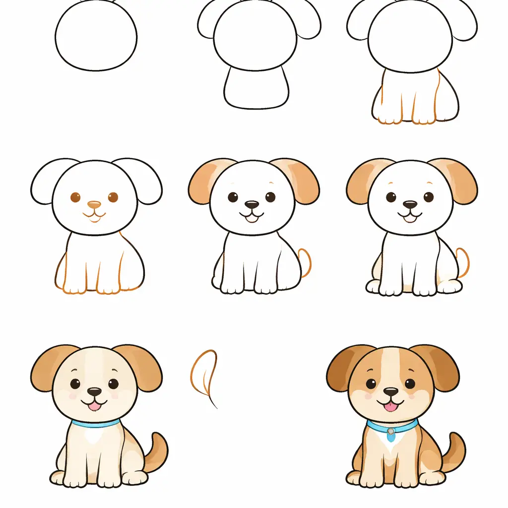 Como Desenhar um Cachorro Passo a Passo