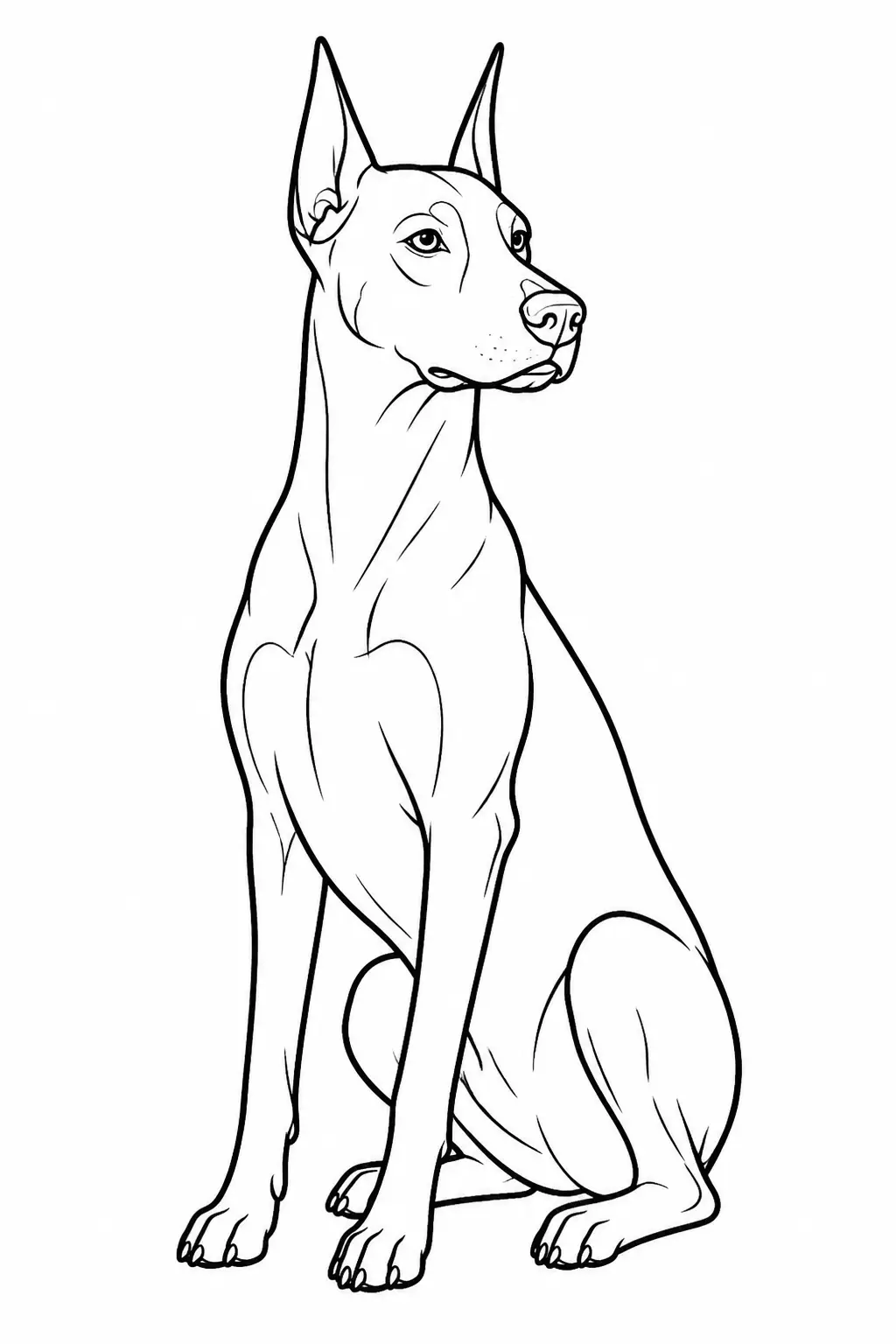 Desenho de Cachorro Brasileiro para Colorir