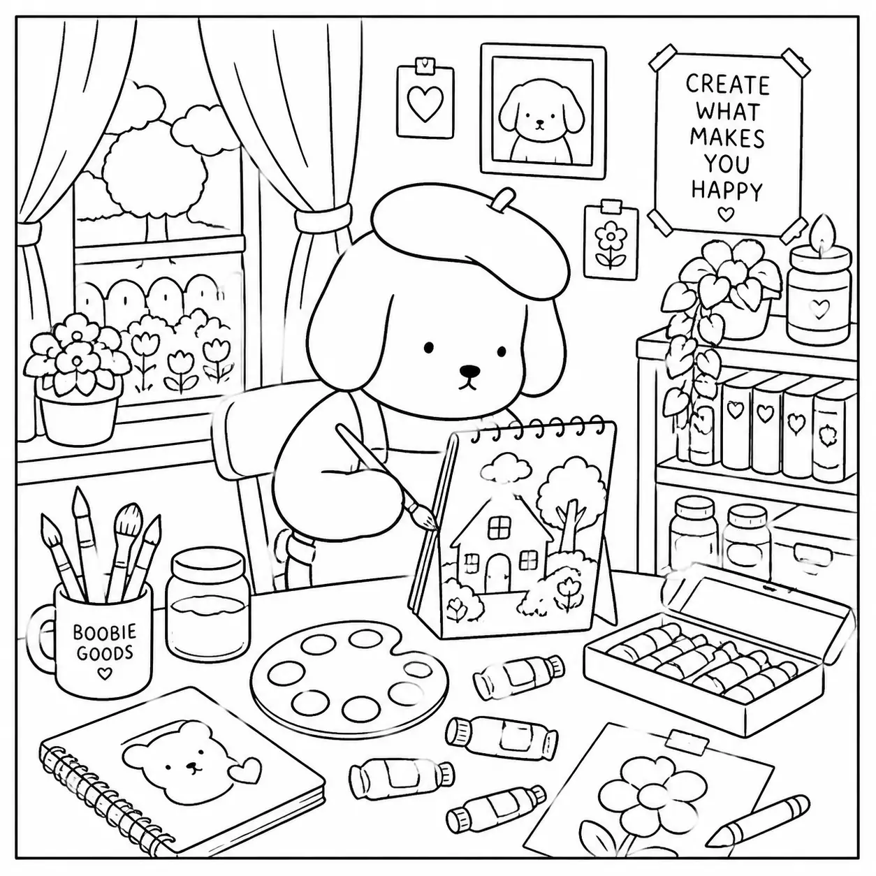 Productos piqueros Dibujos creando arte en casa para colorear