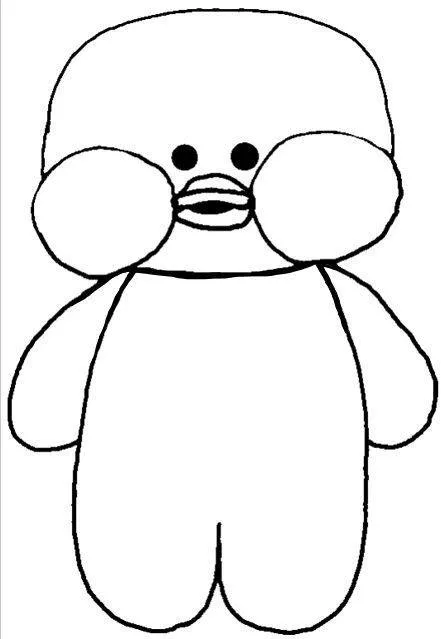 Paper Duck para Imprimir e Colorir com Roupas e Acessórios