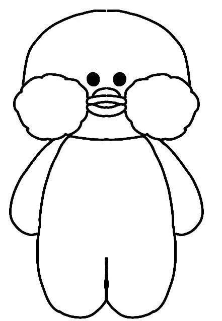 Paper Duck para Imprimir e Colorir com Roupas e Acessórios Divertidos