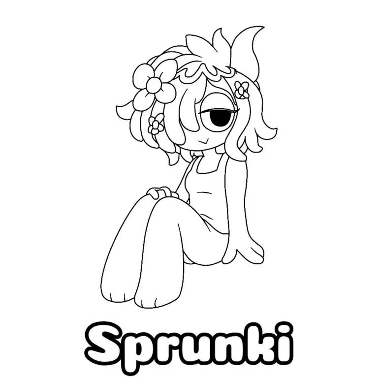 Coloriage Sprunki mignon