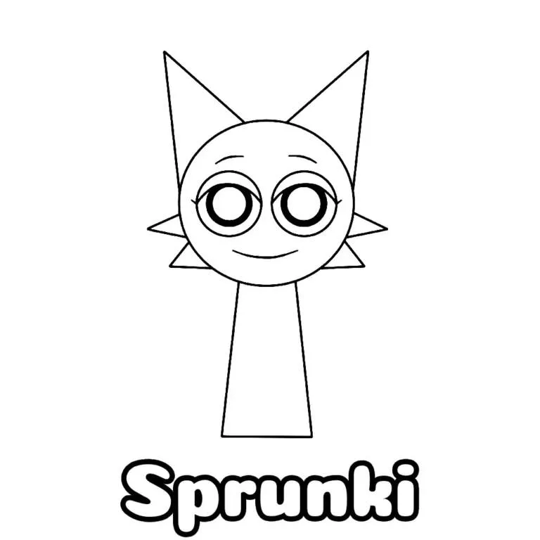 Coloriage Sprunki amusant
