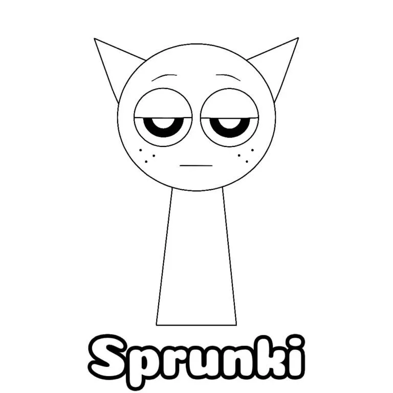 Coloriage Sprunki drôle