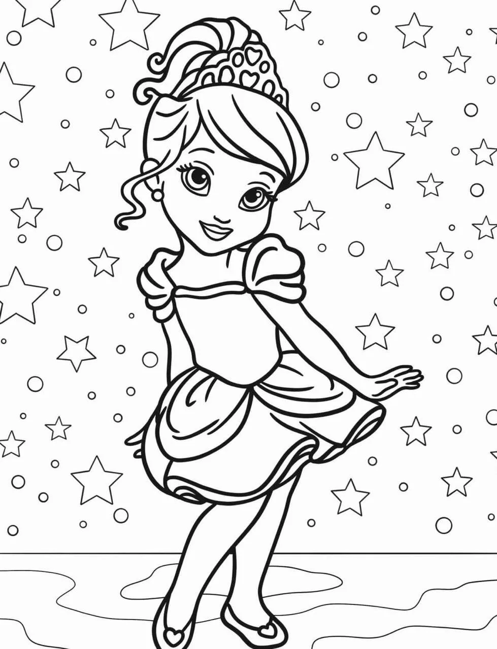 Coloriage Princesse Disney