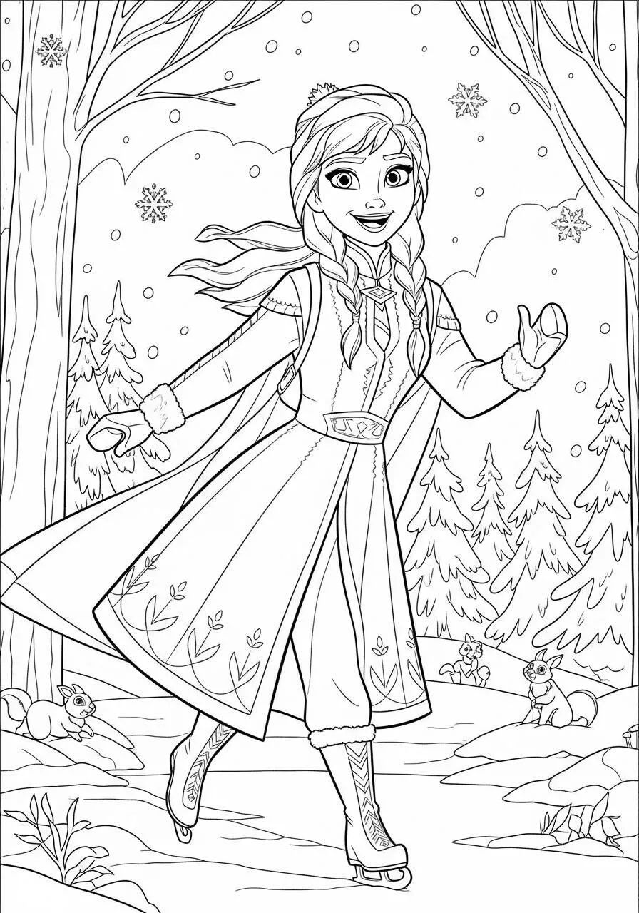 Desenho da Princesa da Disney Elsa para Colorir