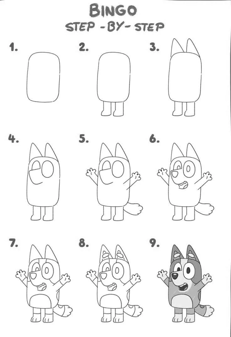 Ideia de Desenho para Desenhar: Como Desenhar o Bingo Fácil