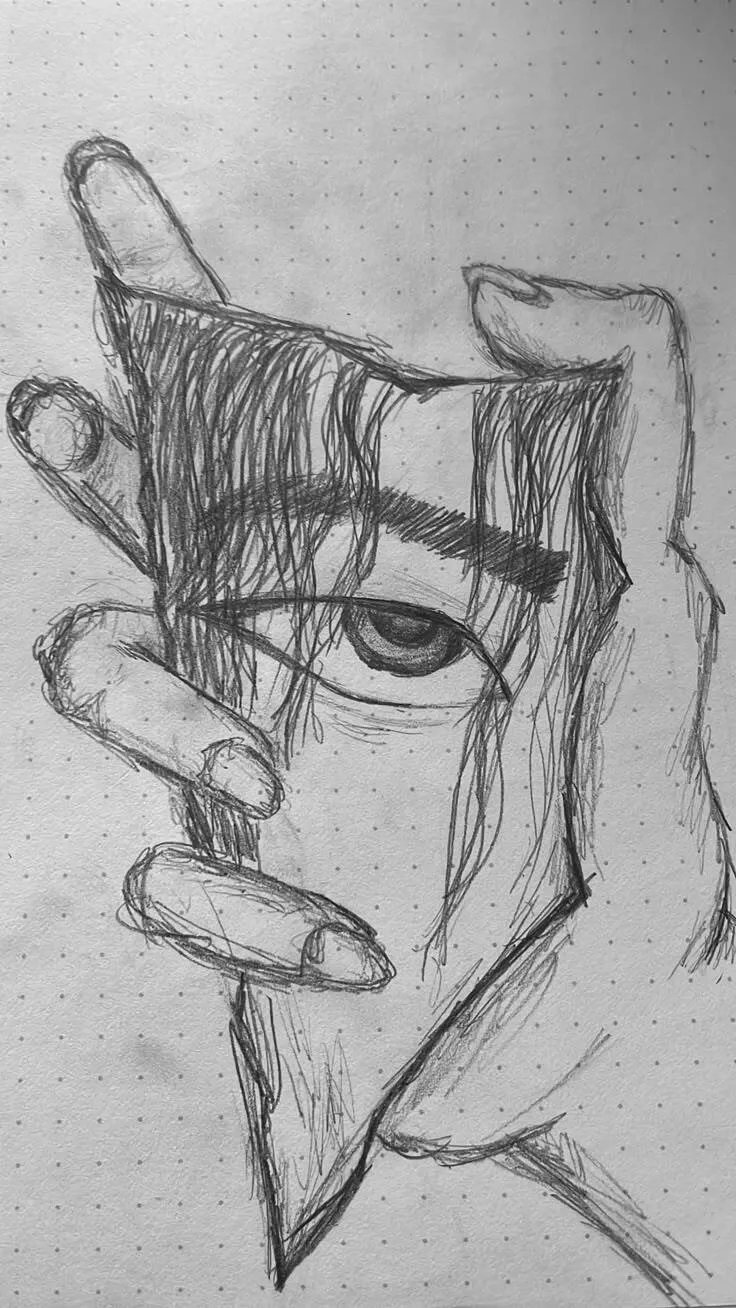 Coisas para Desenhar: Desenho de uma Mão Segurando um Olho Misterioso