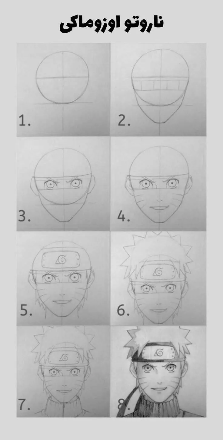 Ideia de Desenho para Desenhar: Como Desenhar o Naruto Fácil