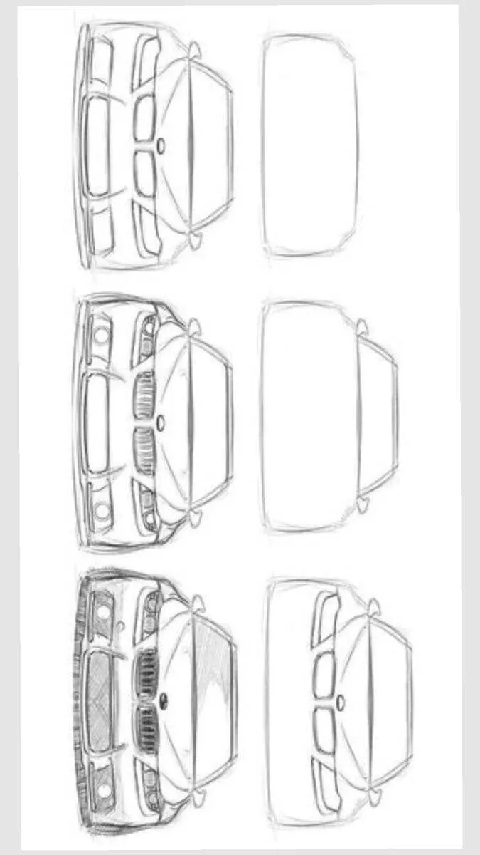 Ideia de Desenho para Desenhar: Como Desenhar um Carro Fácil
