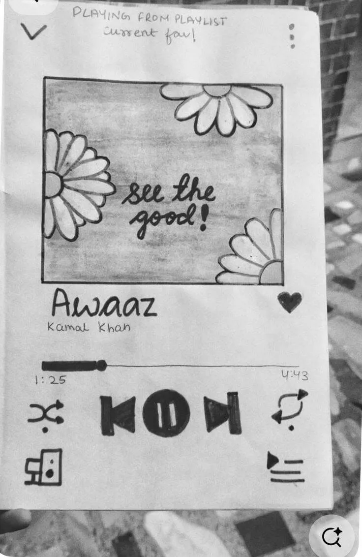 Coisas para Desenhar: Desenho de Flores com Mensagem Positiva