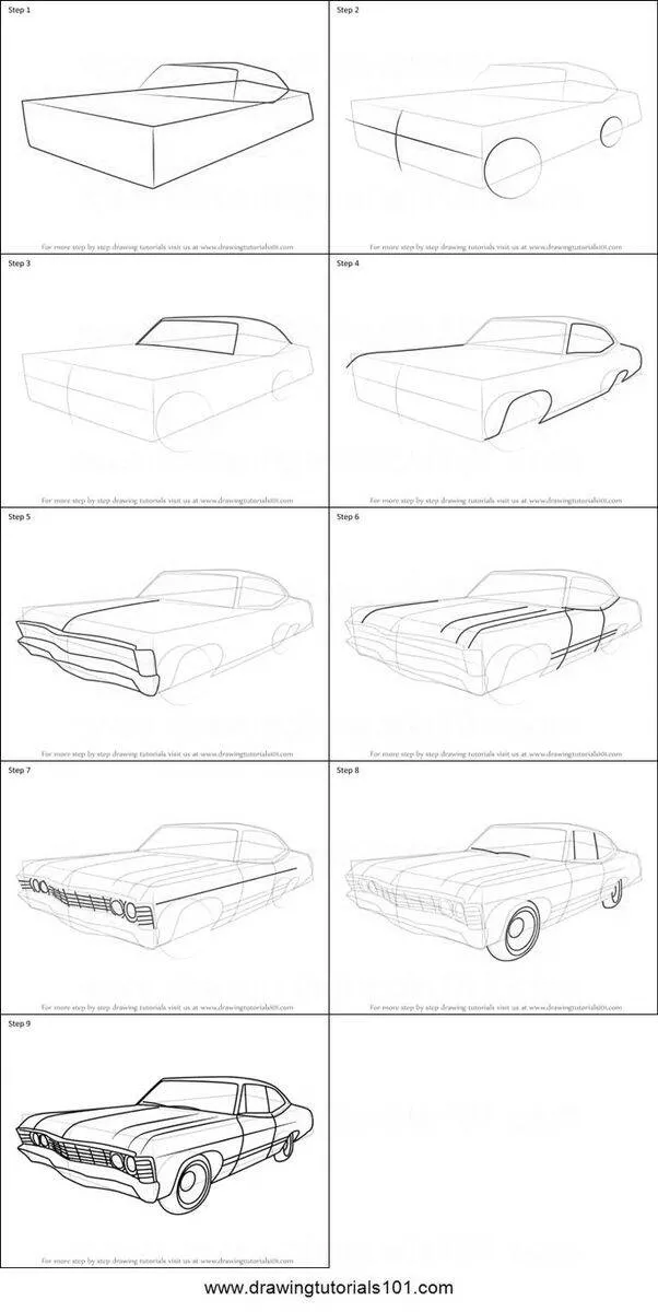 Ideia de Desenho para Desenhar: Como Desenhar um Carro Fácil