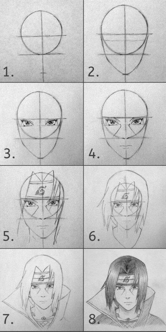 Ideia de Desenho para Desenhar: Como Desenhar um Personagem de Anime Fácil