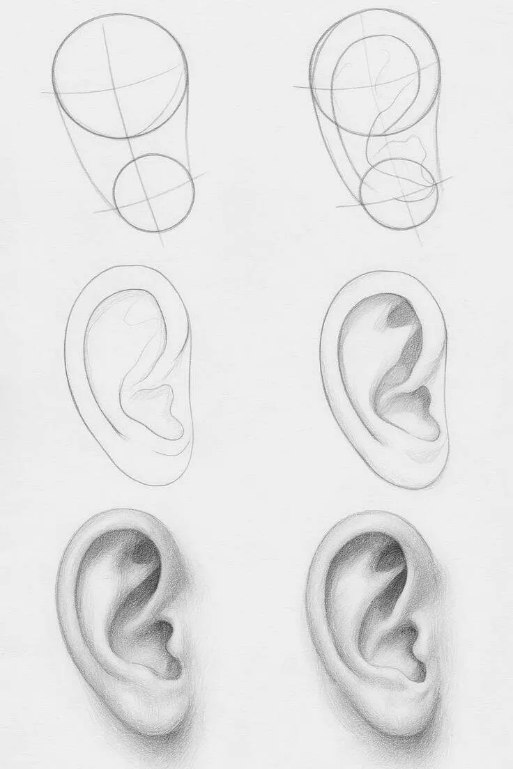 Drawing Idea for Drawing: How to Draw an Ear Easy
