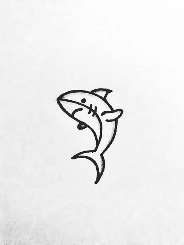 Coisas para Desenhar: Desenho de um Tubarão Divertido