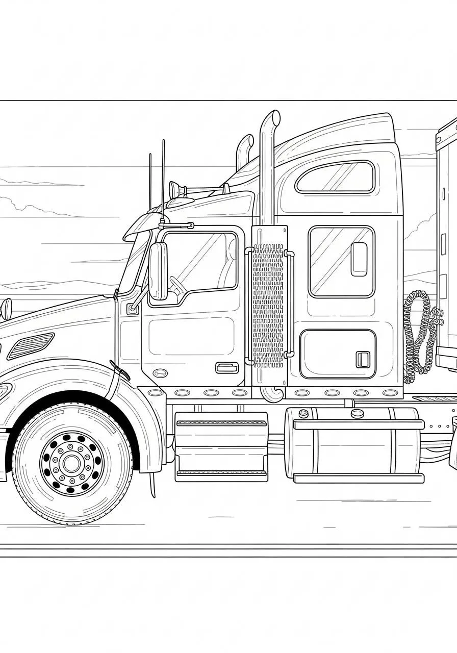 Malvorlage LKW