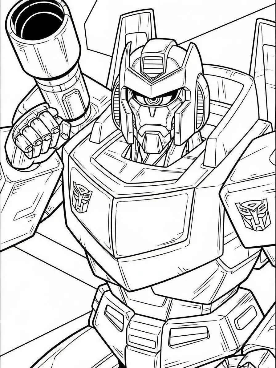 Coloriage Transformateurs Bourdon