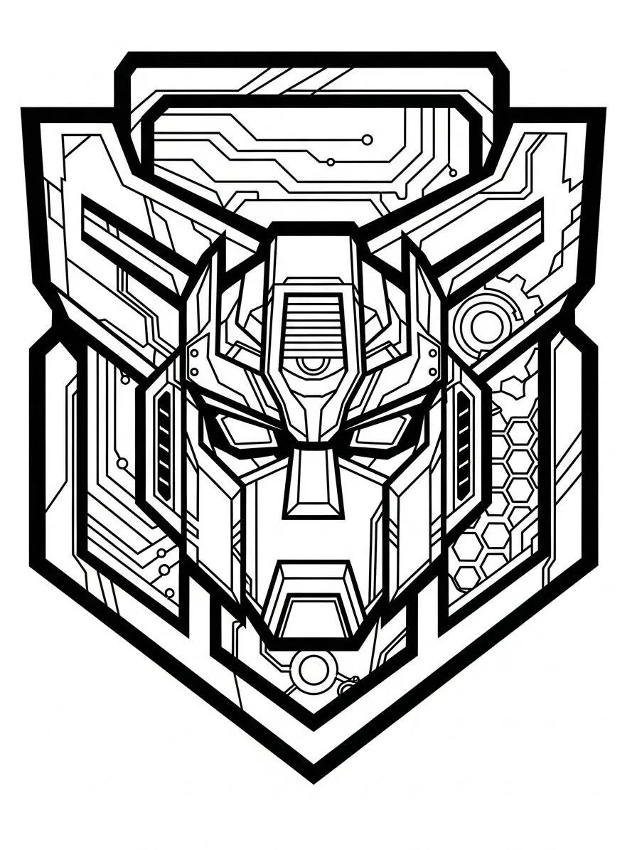 Coloriage Optimus Prime Transformateurs