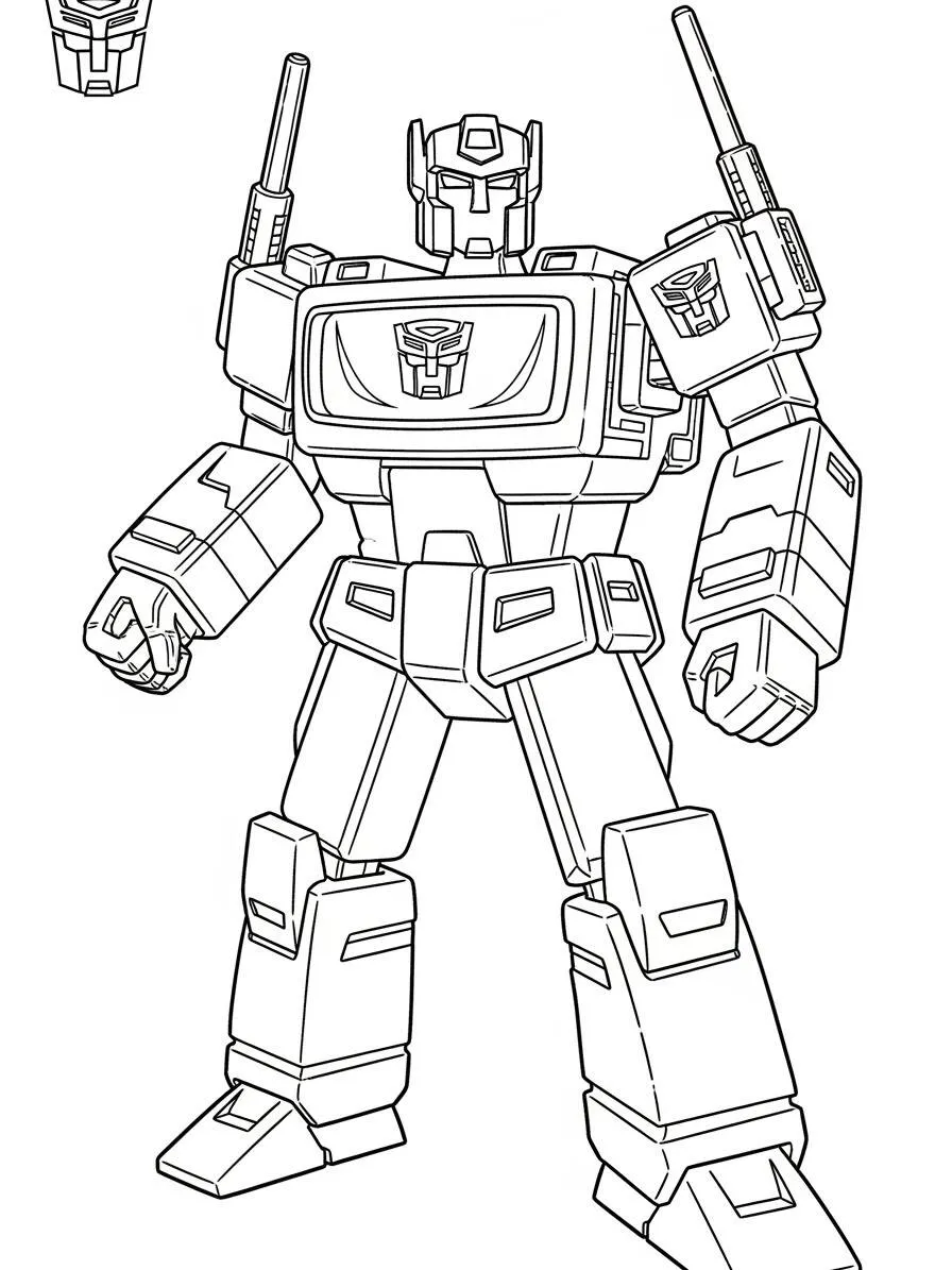 Coloriage Optimus Prime Transformateurs