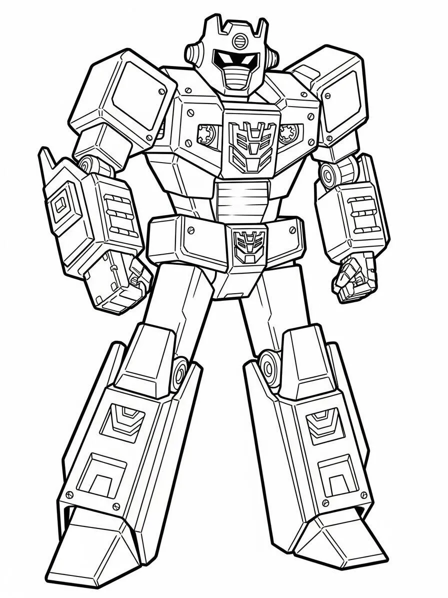 Coloriage Transformateurs Bumblebee