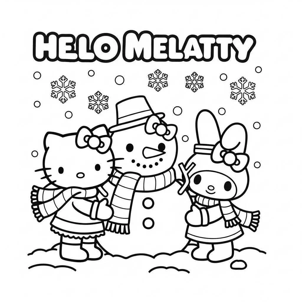 hola gatito e My Melody