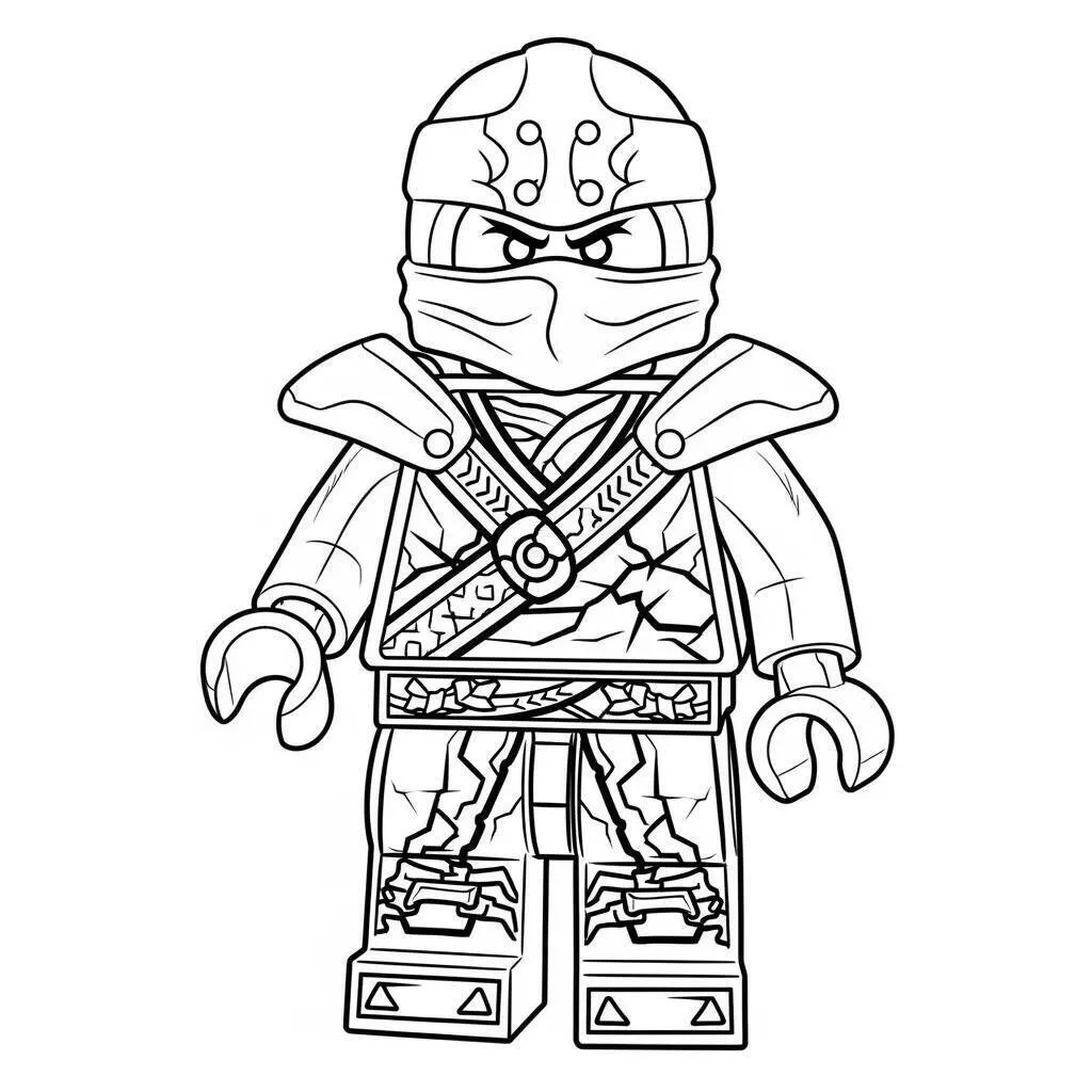 Ninja Jay Lego Ninjago Para Colorear