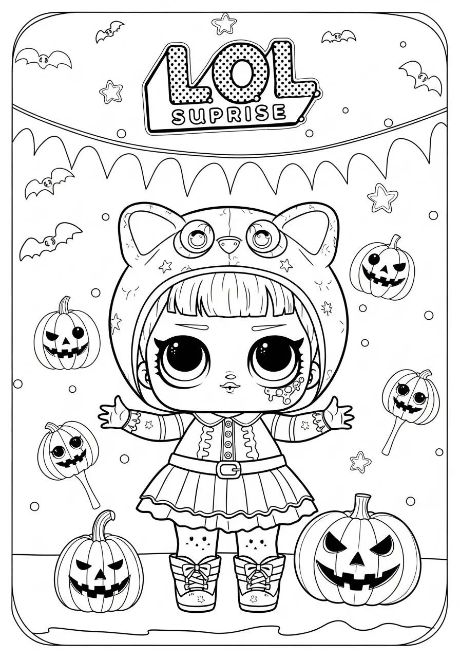 Coloriage fantôme Mdr surprise