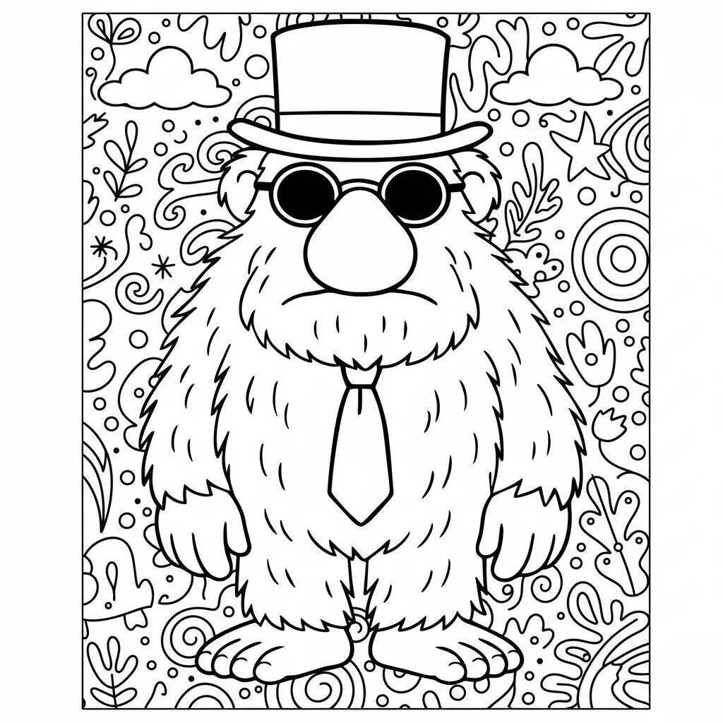 Desenho de Italian Brainrot para Colorir