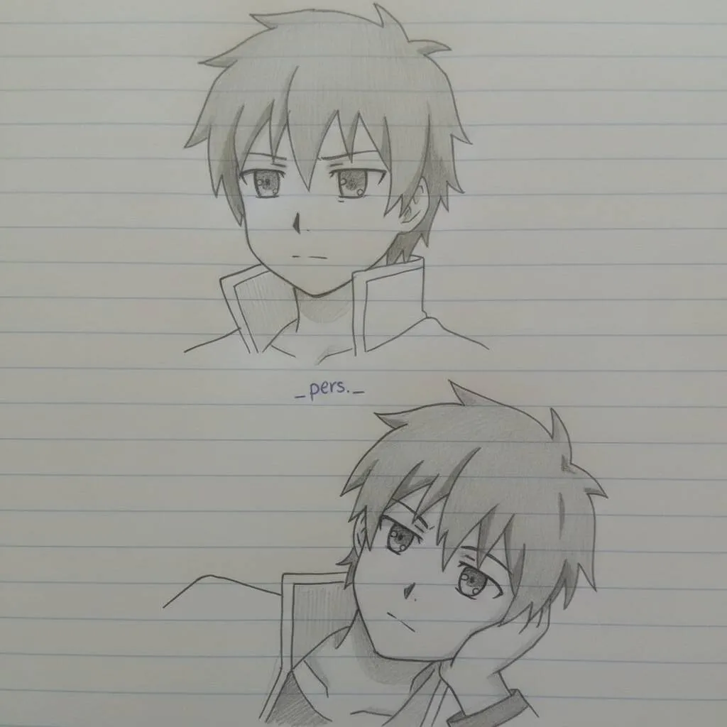 Desenho de Anime para Desenhar de Personagem Masculino Estiloso