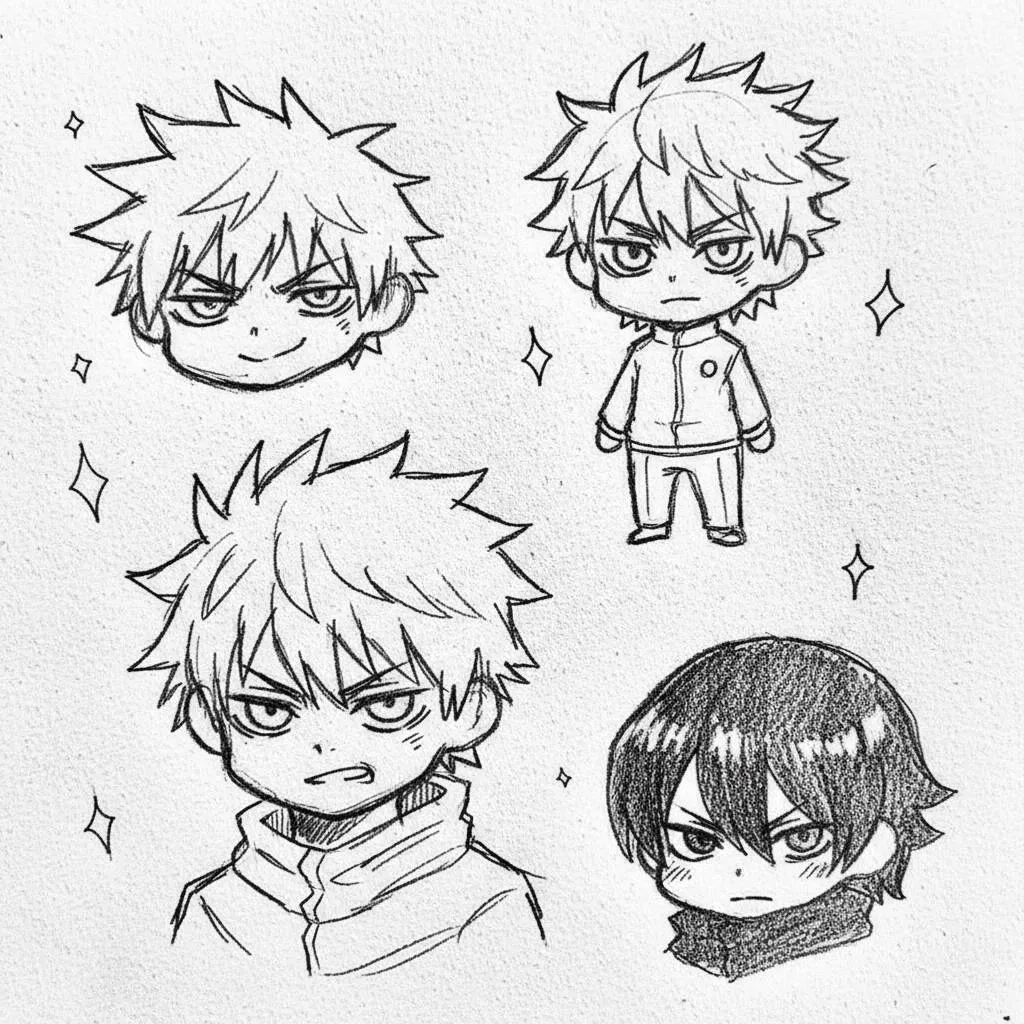 Desenho de Anime para Desenhar do Bakugou e Todoroki