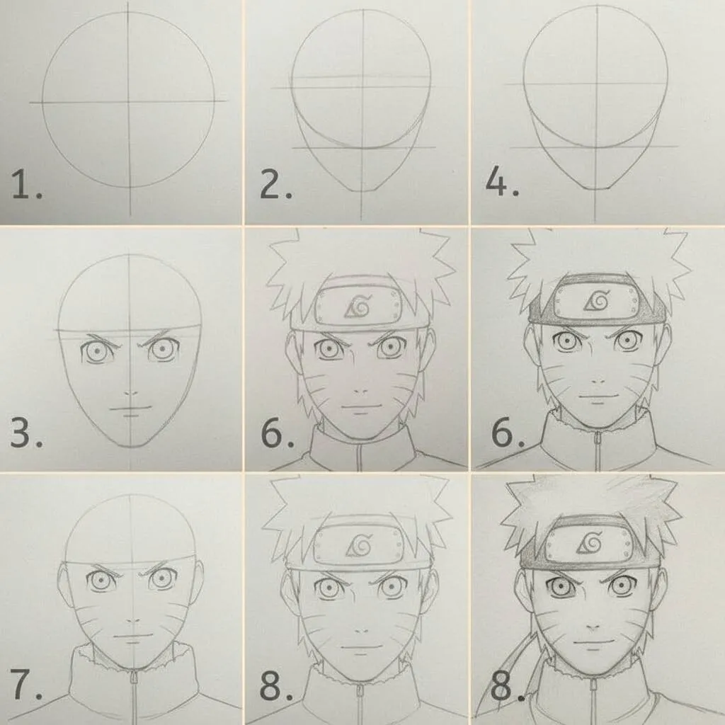 Desenho de Anime para Desenhar do Naruto Passo a Passo