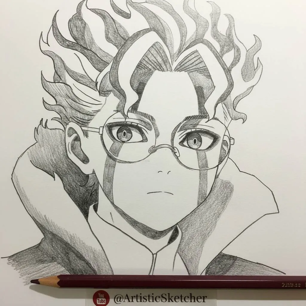 Dessin animé à dessiner du personnage élégant avec des lunettes