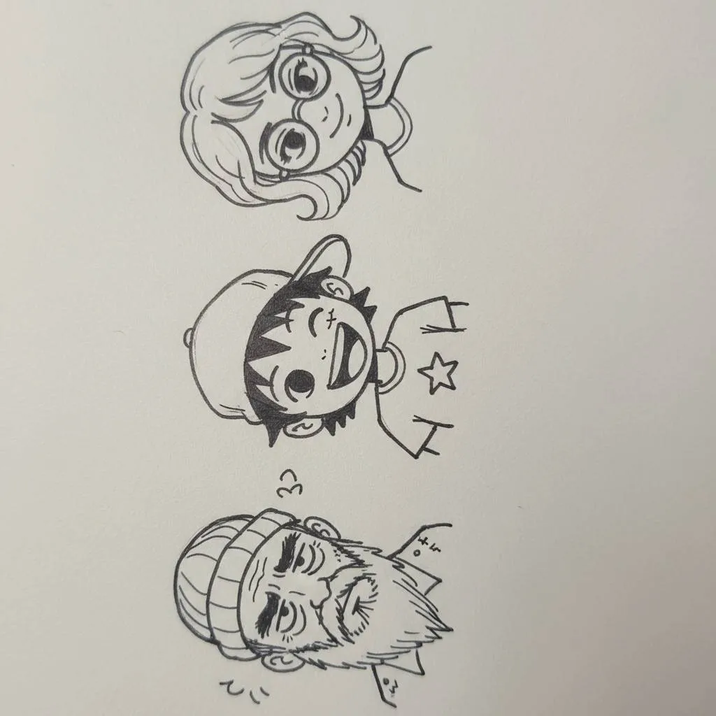 Dessin animé pour dessiner divers personnages
