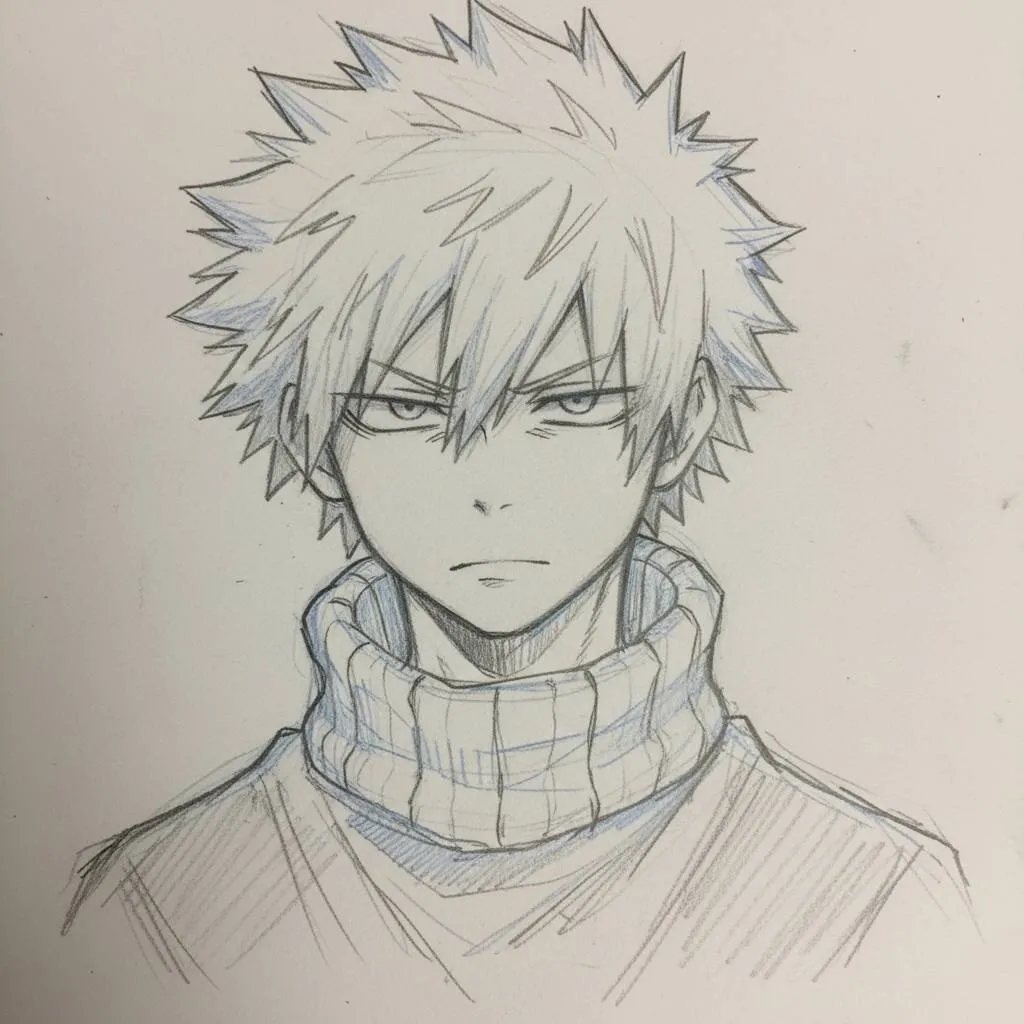 Desenho de Anime para Desenhar do Bakugou