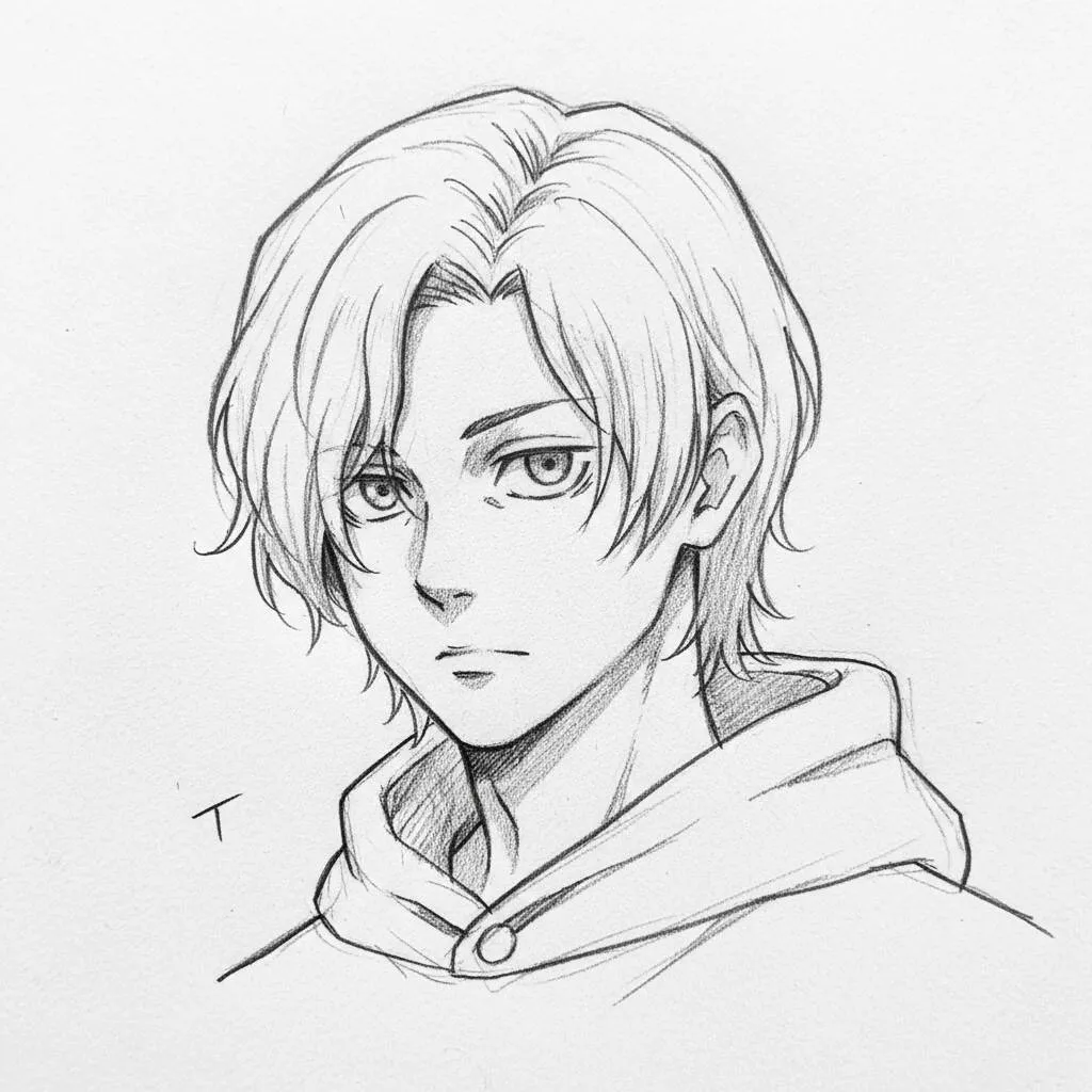 Desenho de Anime para Desenhar de Personagem Estiloso