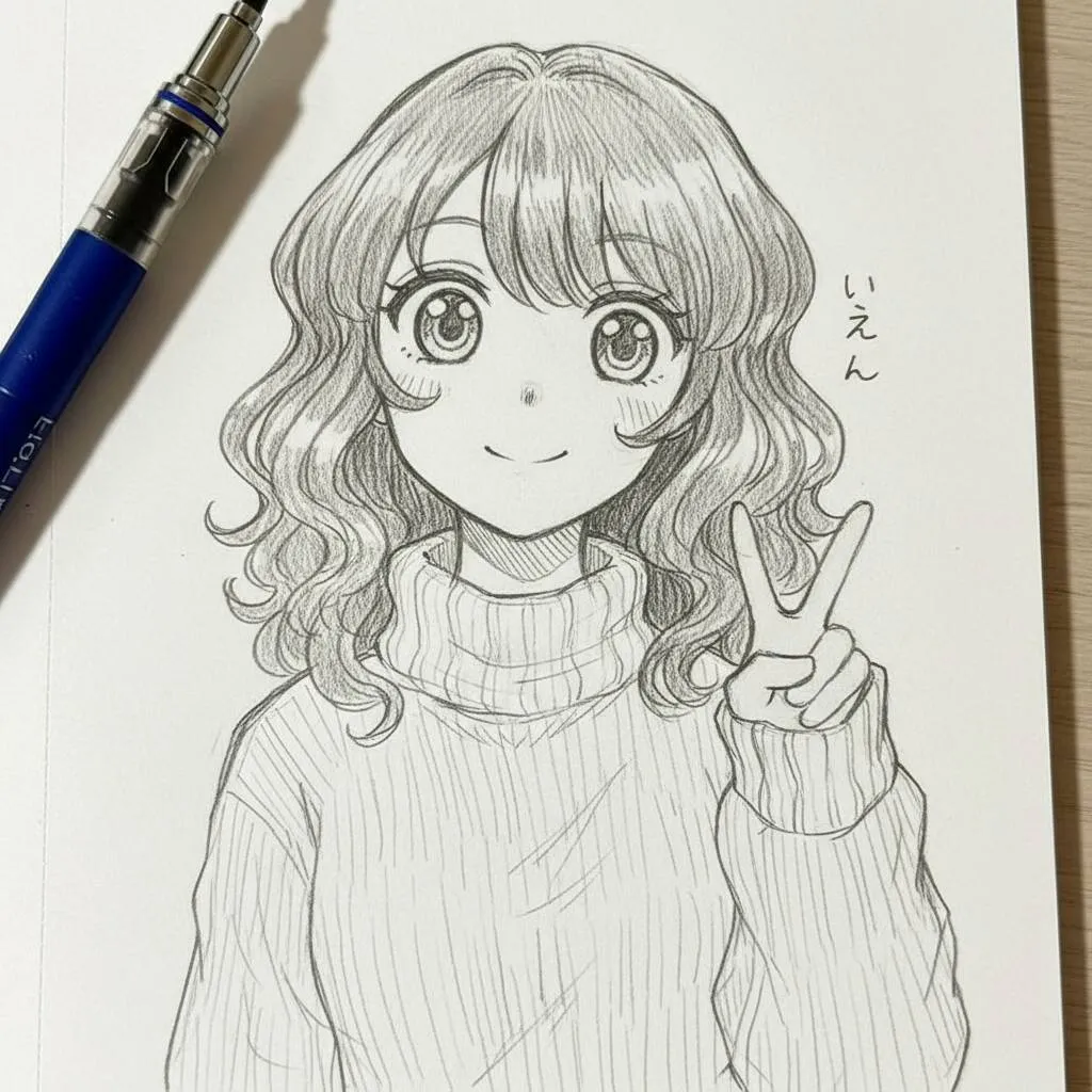 Desenho de Anime para Desenhar