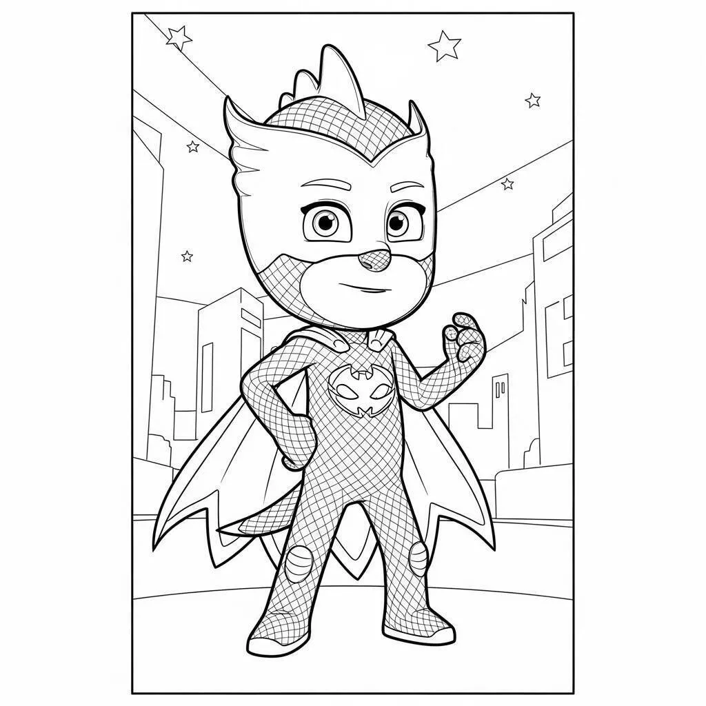 PJ Masks Owlette Ready to Color