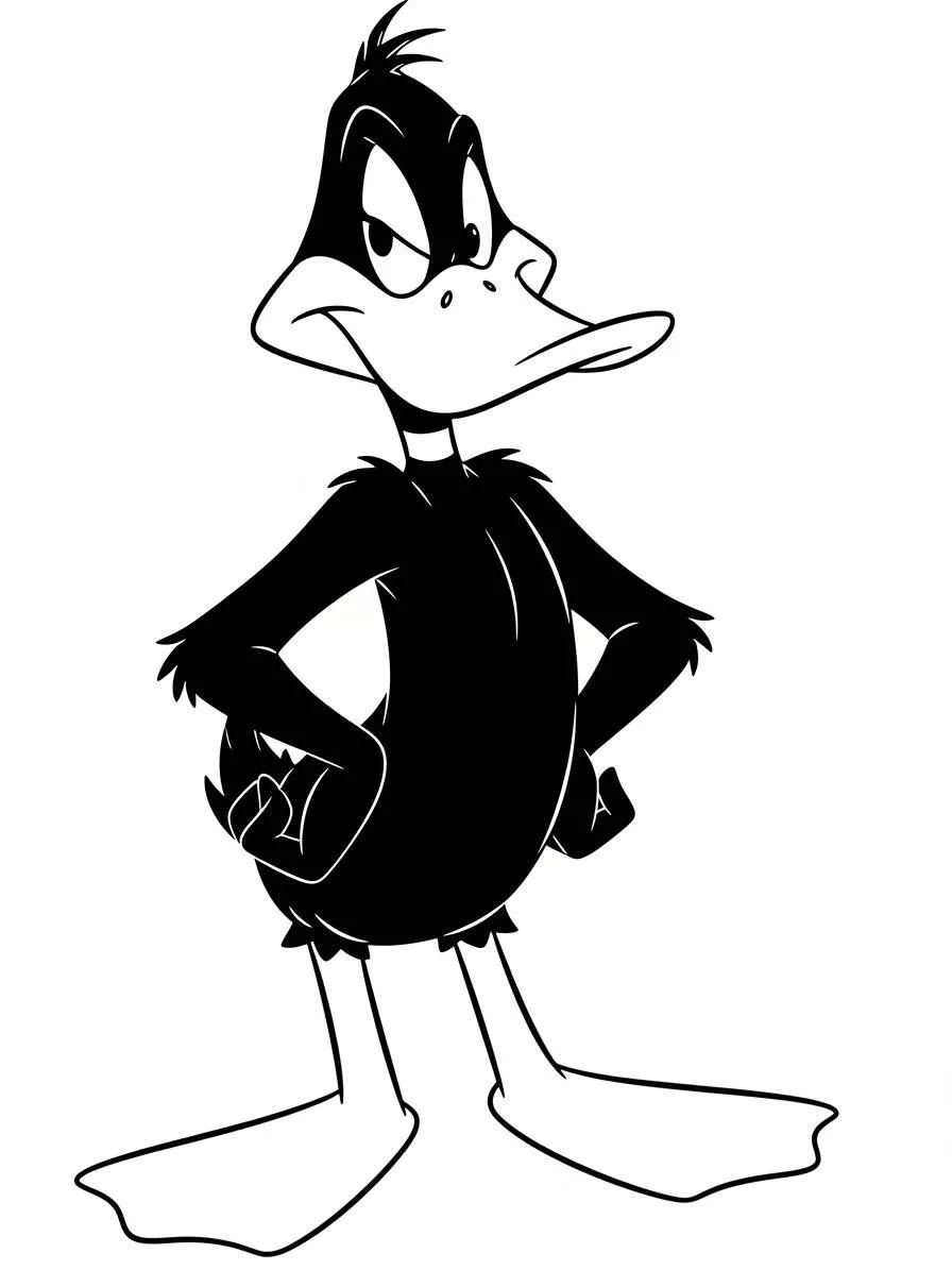Desenho de Looney Tunes Patolino para Colorir