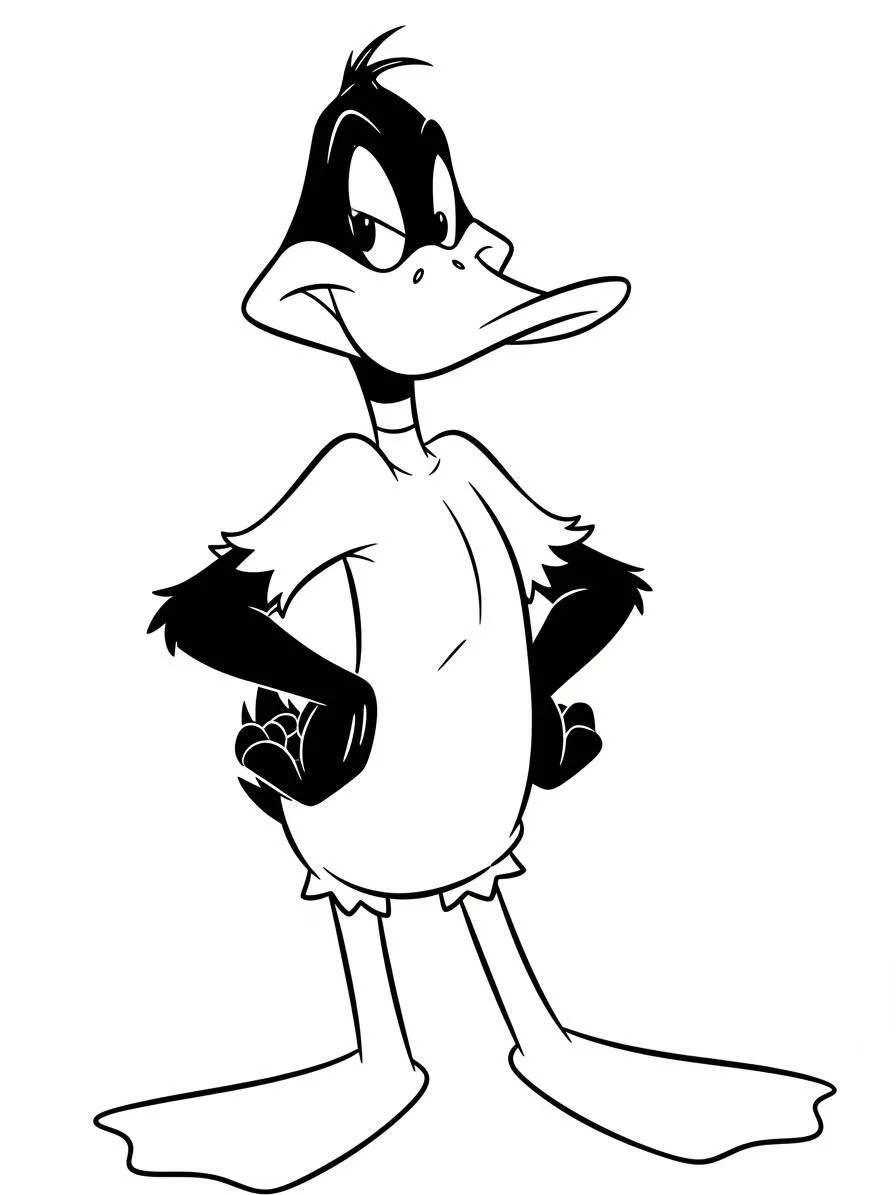 Desenho de Looney Tunes Patolino para Colorir