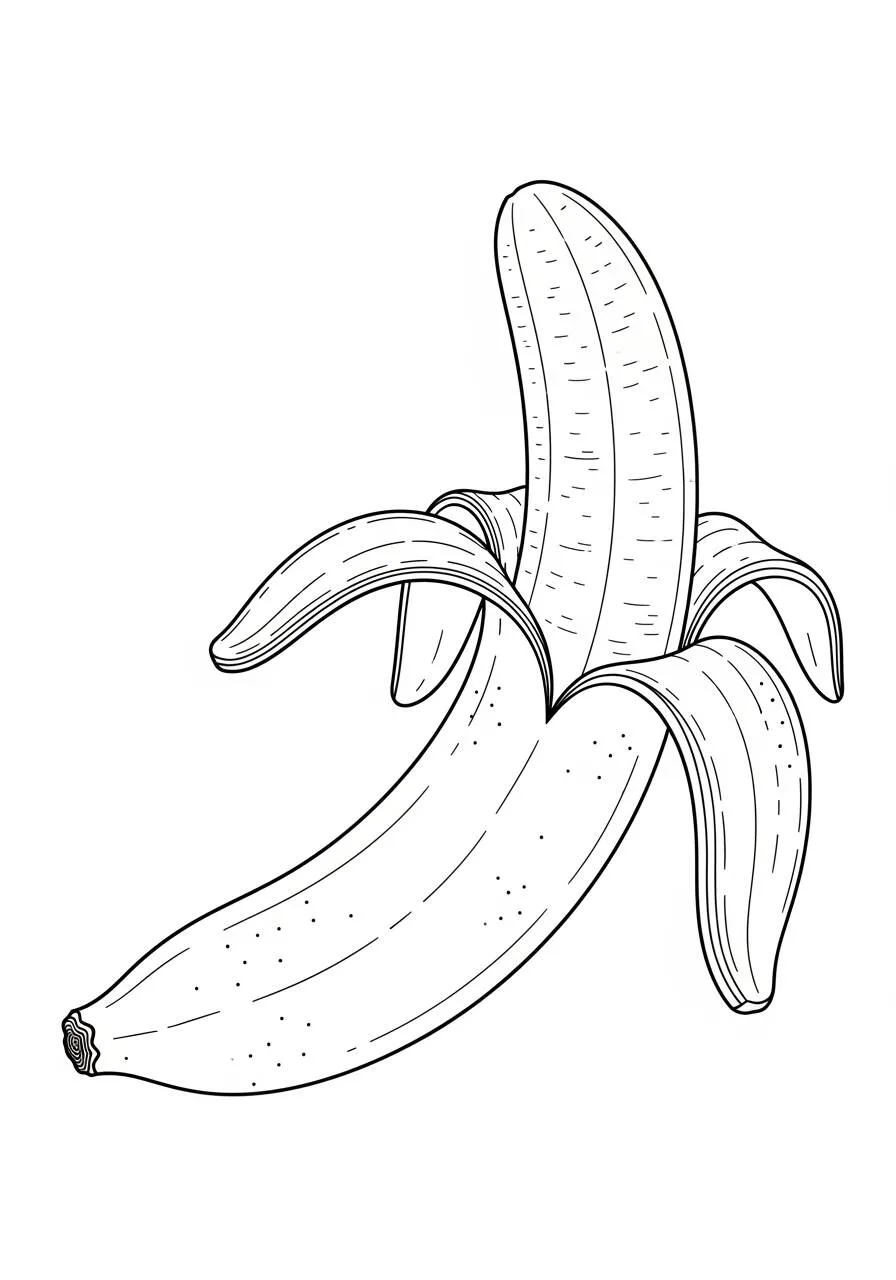 Coloriage de banane