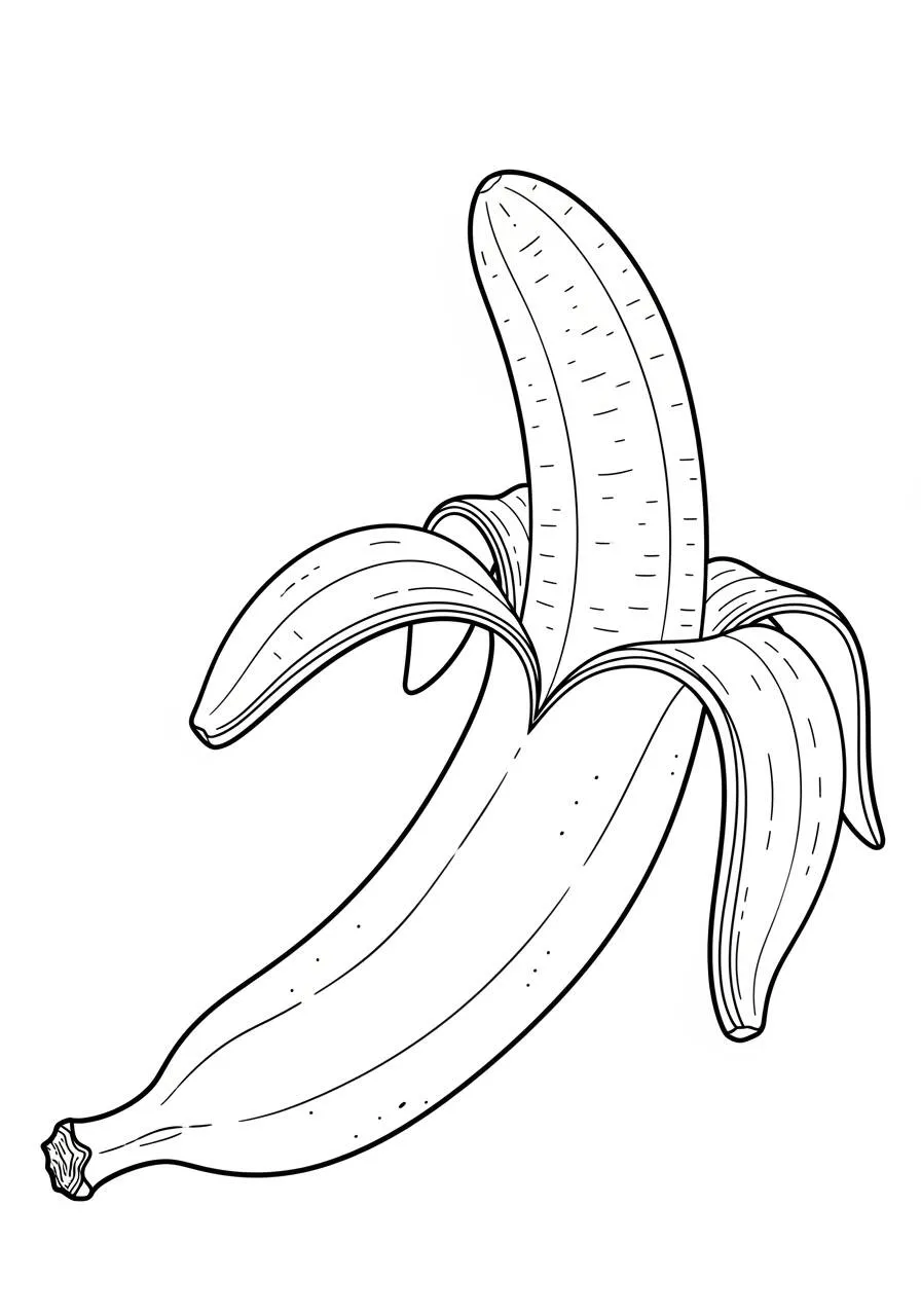 Coloriage de banane