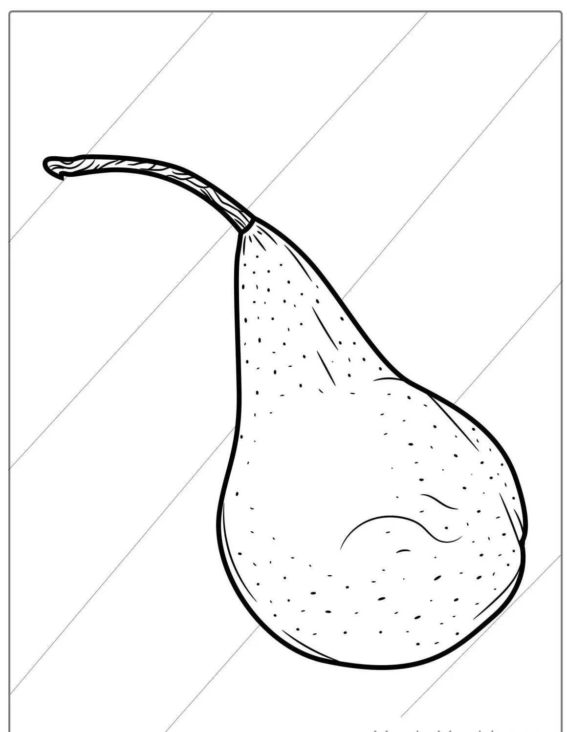 Coloriage de poire