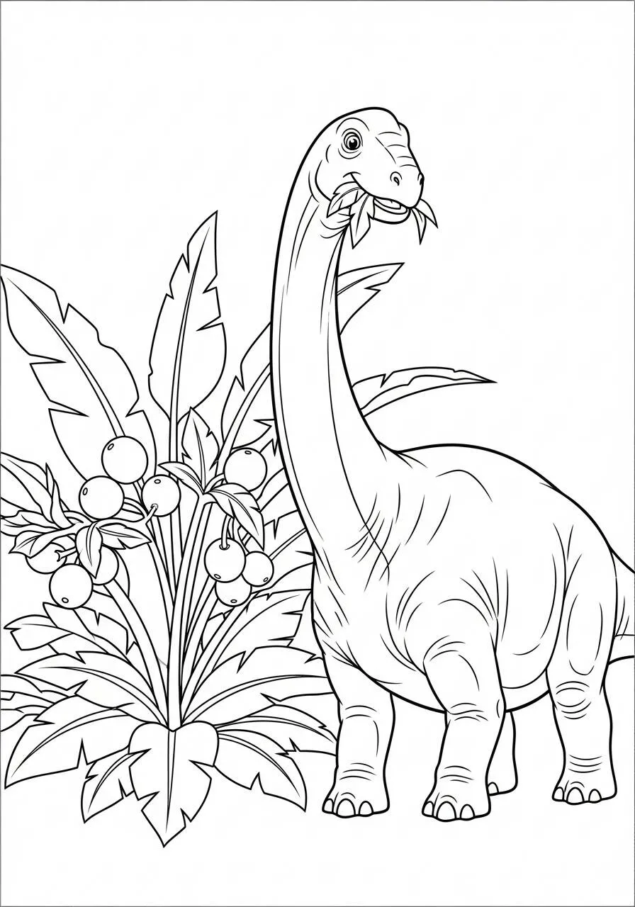 Apatosaurus-Dinosaurier-Malseite